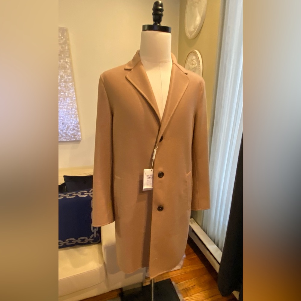 SALVATORE FERRAGAMO DOUBLE FACE CAMELHAIR OVERCOAT